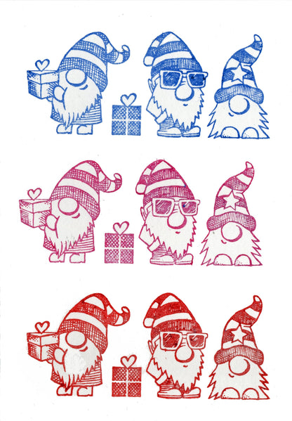 Stempel drei Wichtel