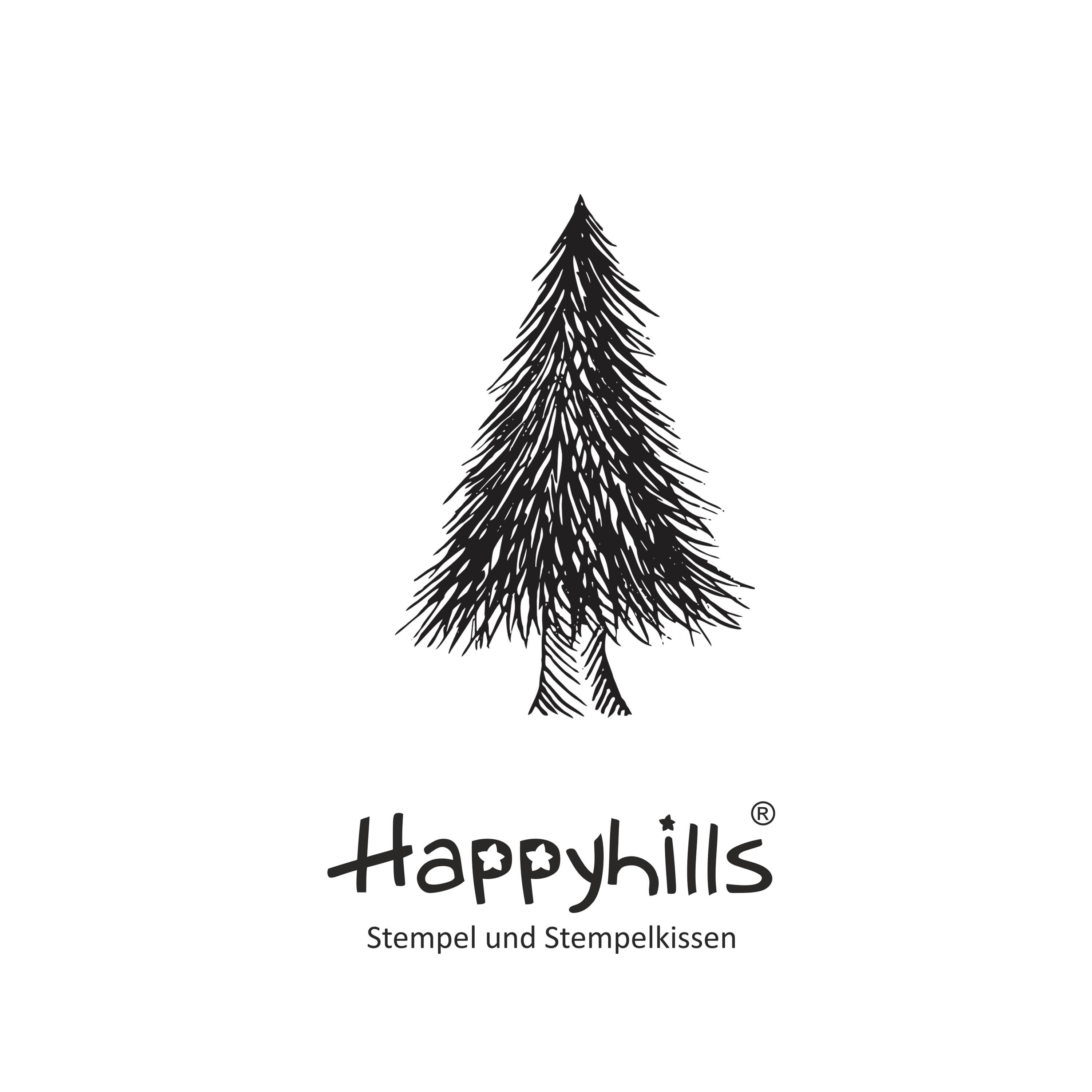 Stempel Tannenbaum natur