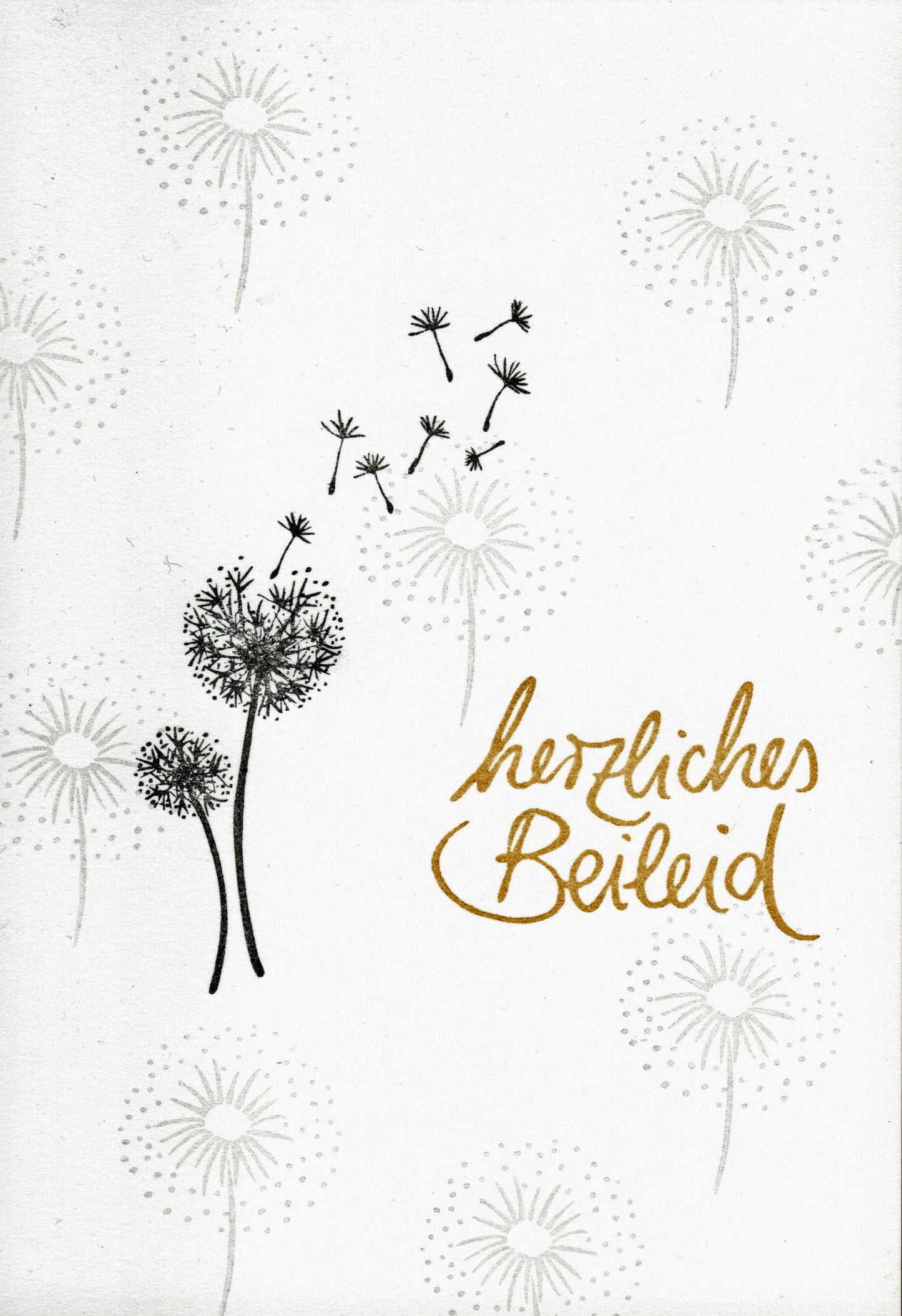 Stempel herzliches Beileid