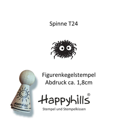 Kegelstempel Spinne, Fledermaus und Spinnennetz Auswahl oder Set