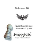 Kegelstempel Spinnennetz, Spinne und Fledermaus Auswahl oder Set