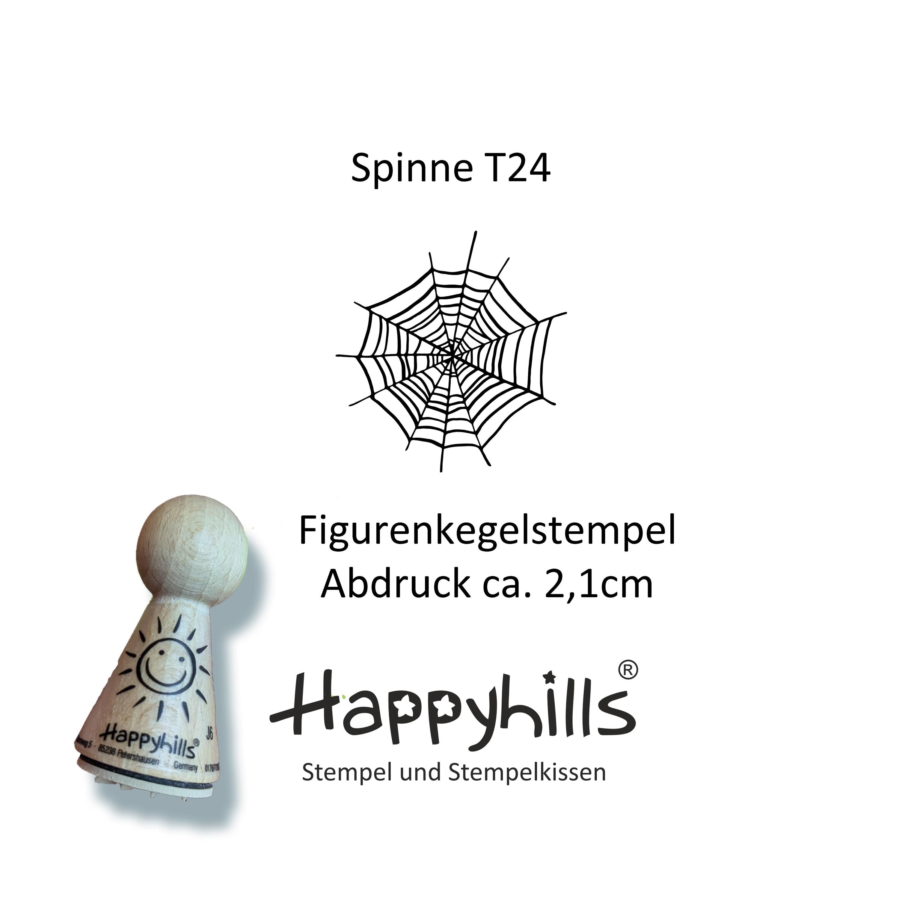 Kegelstempel Spinnennetz, Spinne und Fledermaus Auswahl oder Set