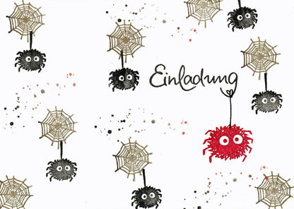 Kegelstempel Spinne, Fledermaus und Spinnennetz Auswahl oder Set