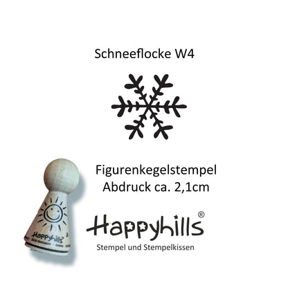 Stempel Schneeflocke