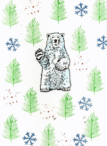 Stempel Schneeflocke