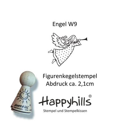 Kegelstempel Engel, Sternchen und Schneemann Auswahl oder Set