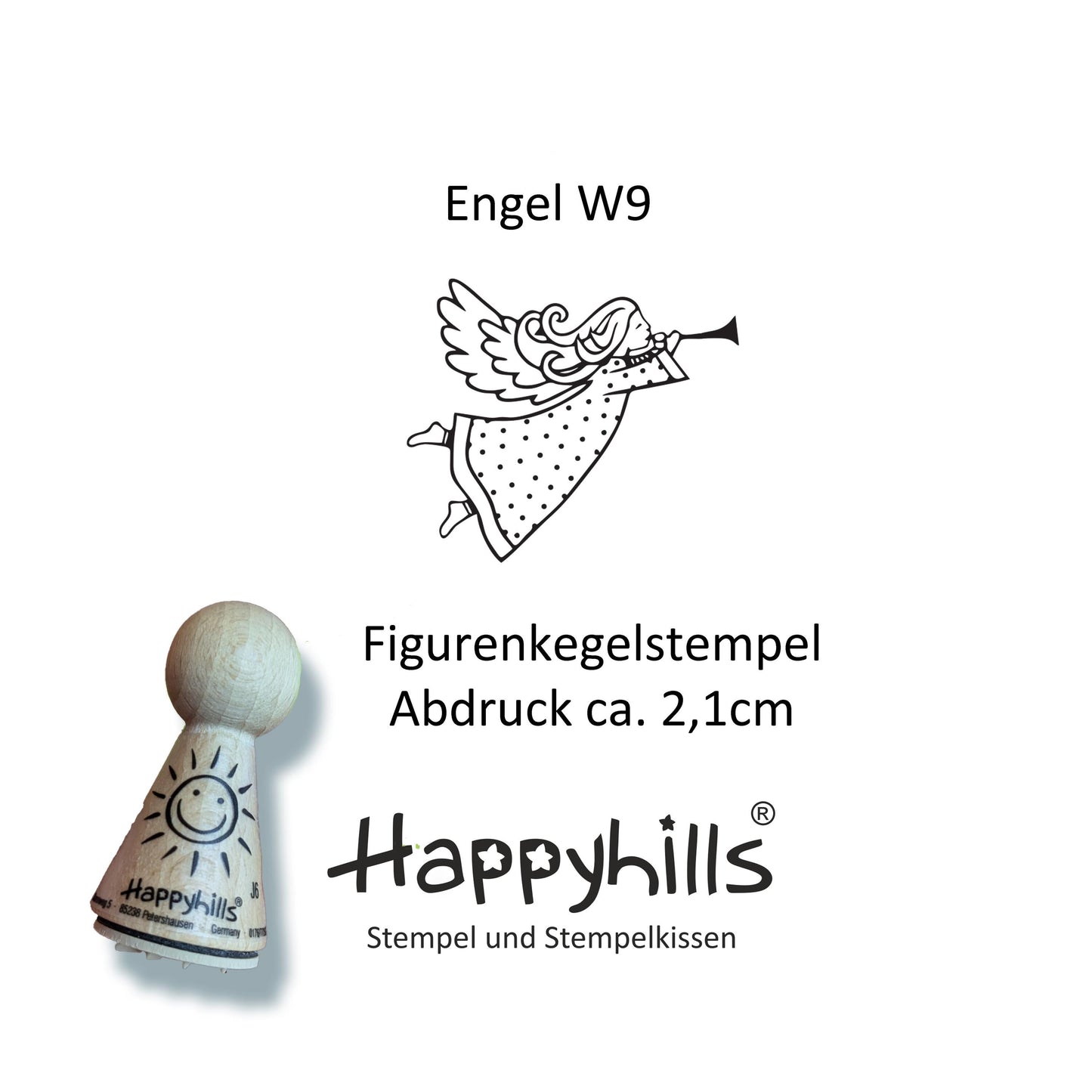Kegelstempel Engel, Sternchen und Schneemann Auswahl oder Set