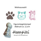 Kegelstempel Katzen und Tatze Auswahl oder Set