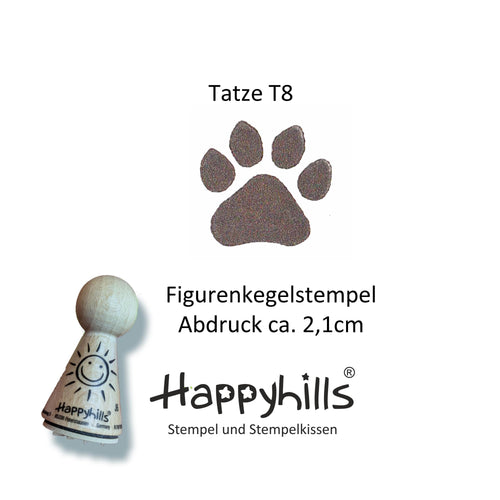Kegelstempel Katzen und Tatze Auswahl oder Set