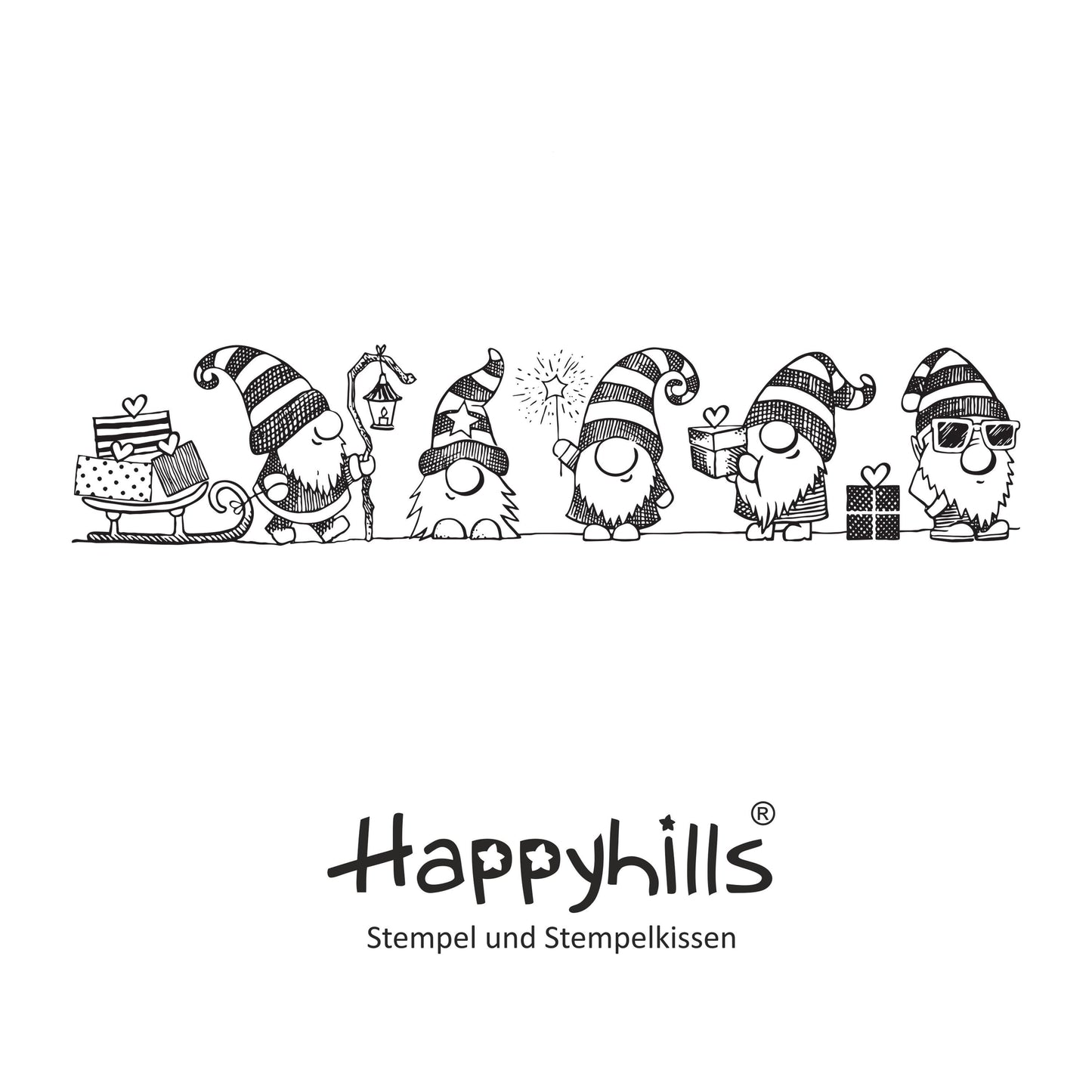 Stempel Wichtelbordüre