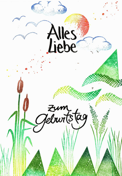 Stempel zum Geburtstag