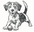 Stempel Hundewelpe