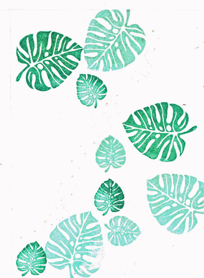 Stempel Monstera