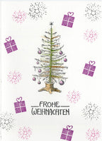 Ministempel Schneeflocke, Stern mit Punkten und Funkelstern Auswahl oder Set