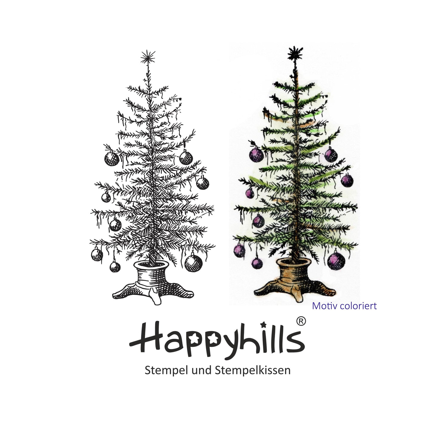 Stempel Ugly Christmas Tree