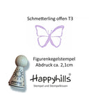 Kegelstempel Schmetterlinge Auswahl oder Set