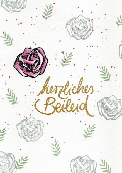 Stempel herzliches Beileid