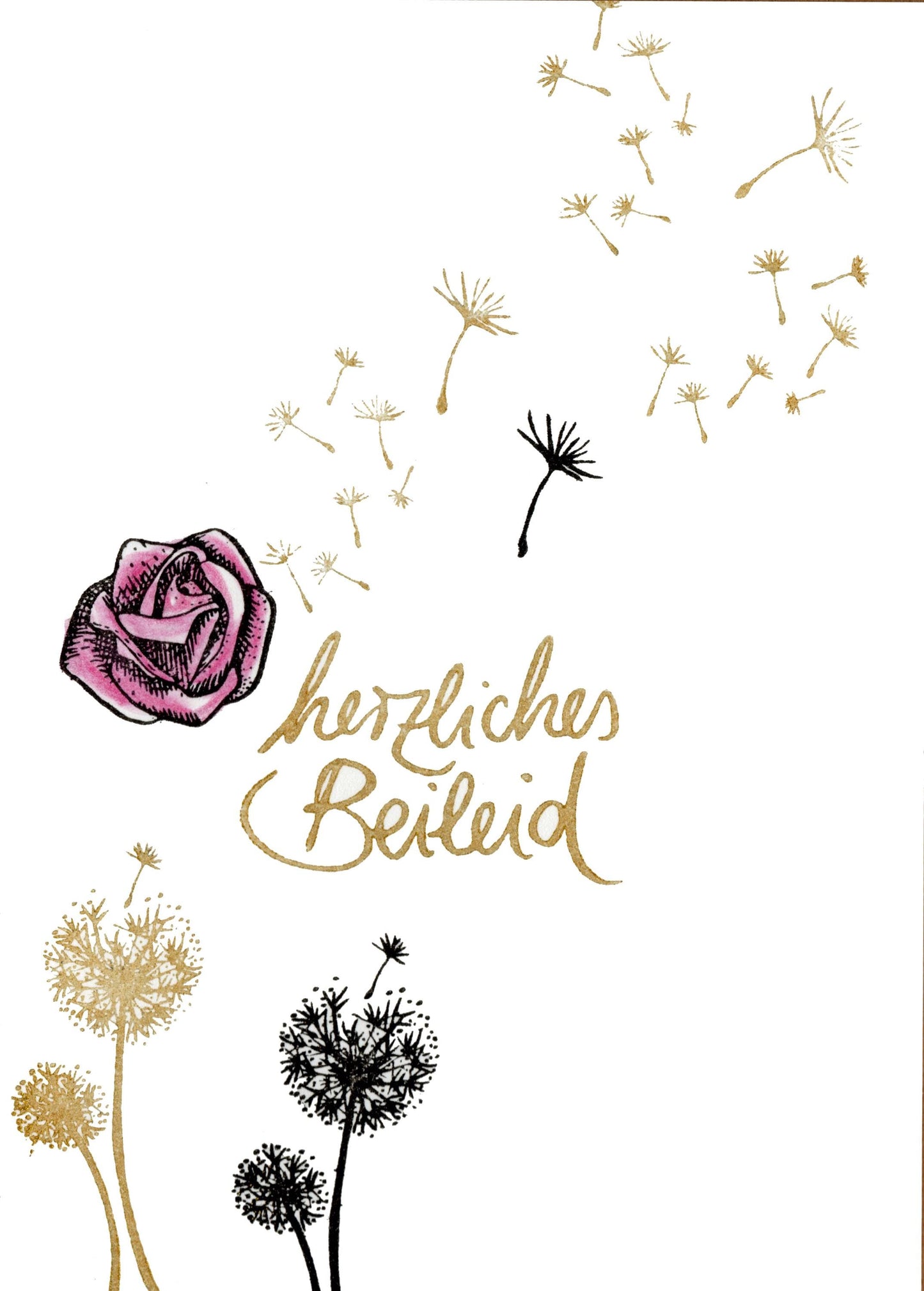 Stempel herzliches Beileid
