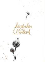 Stempel herzliches Beileid
