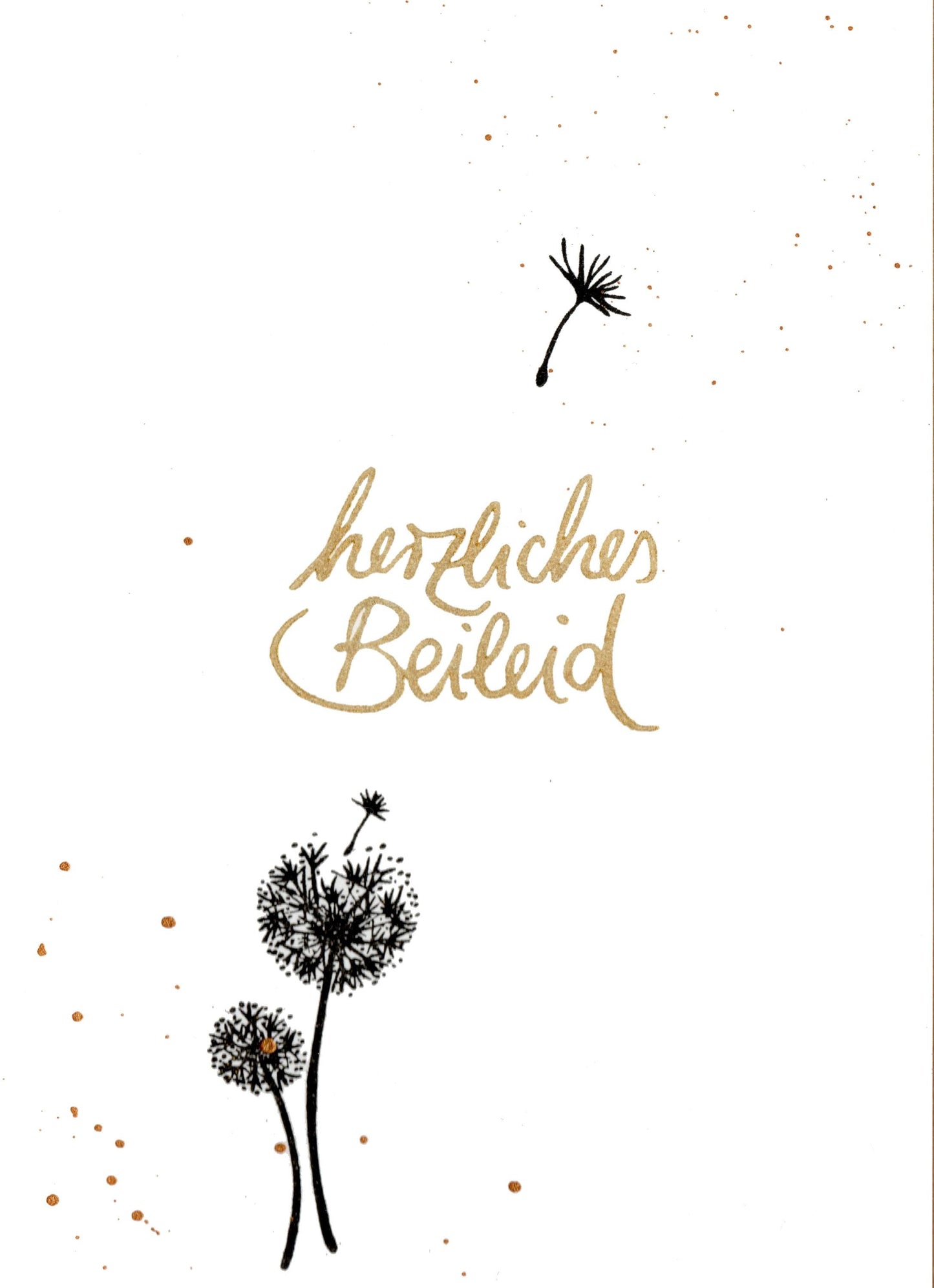 Stempel herzliches Beileid