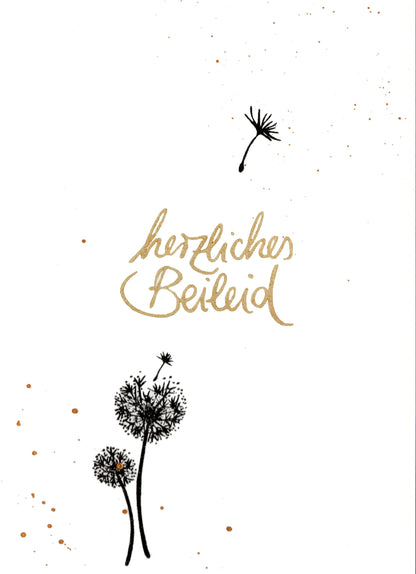 Stempel herzliches Beileid