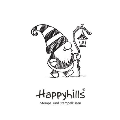 Stempel Wichtel Flimflam mit Laterne