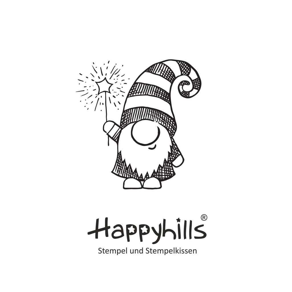 Stempel Wichtel Flipp mit Funkelstern