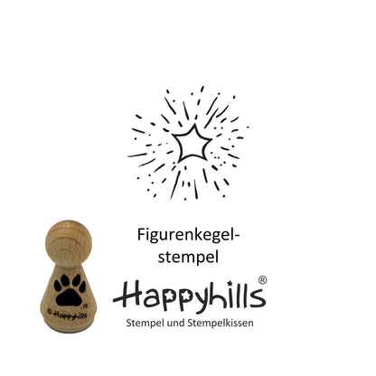 Stempel Wichtel Flipp mit Funkelstern