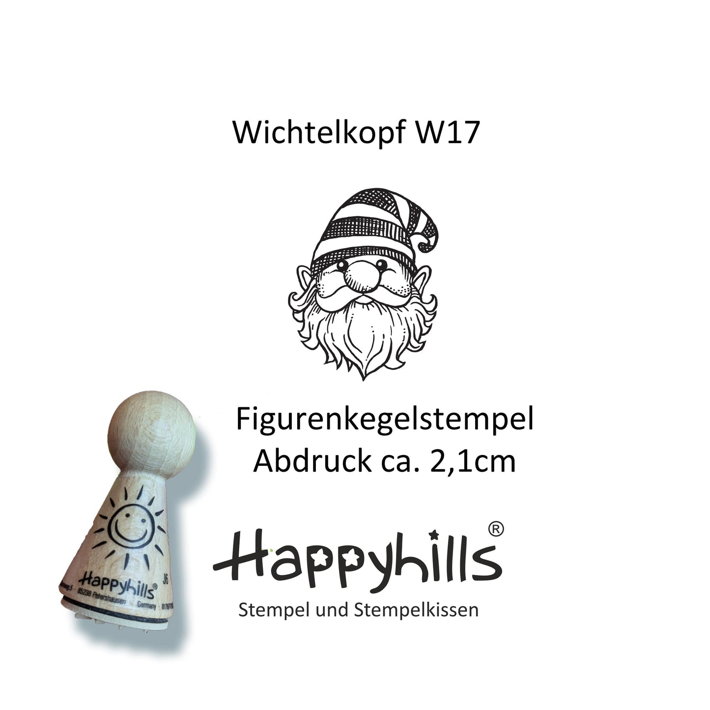 Kegelstempel Wichtel Weihnachten Auswahl oder Set