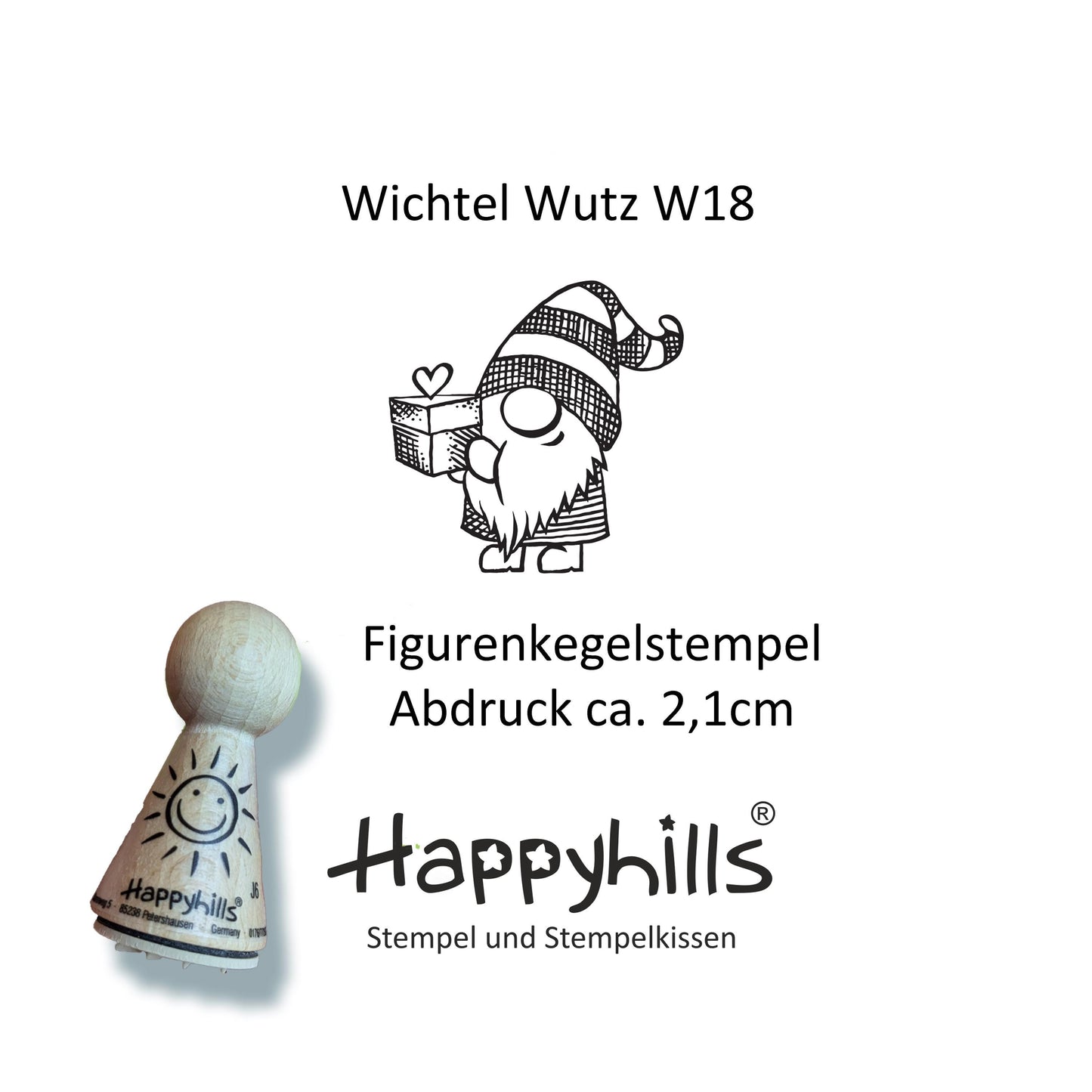 Kegelstempel Wichtel Weihnachten Auswahl oder Set