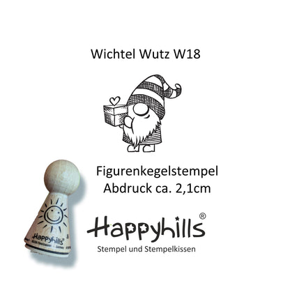 Kegelstempel Wichtel Weihnachten Auswahl oder Set