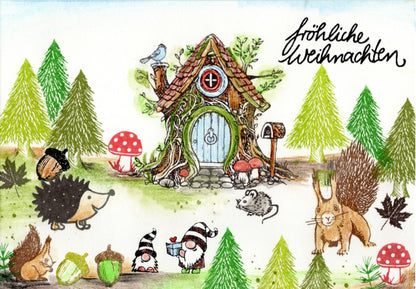 Kegelstempel Wichtel Weihnachten Auswahl oder Set