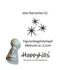 Kegelstempel Engel, Sternchen und Schneemann Auswahl oder Set