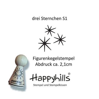 Kegelstempel Engel, Sternchen und Schneemann Auswahl oder Set