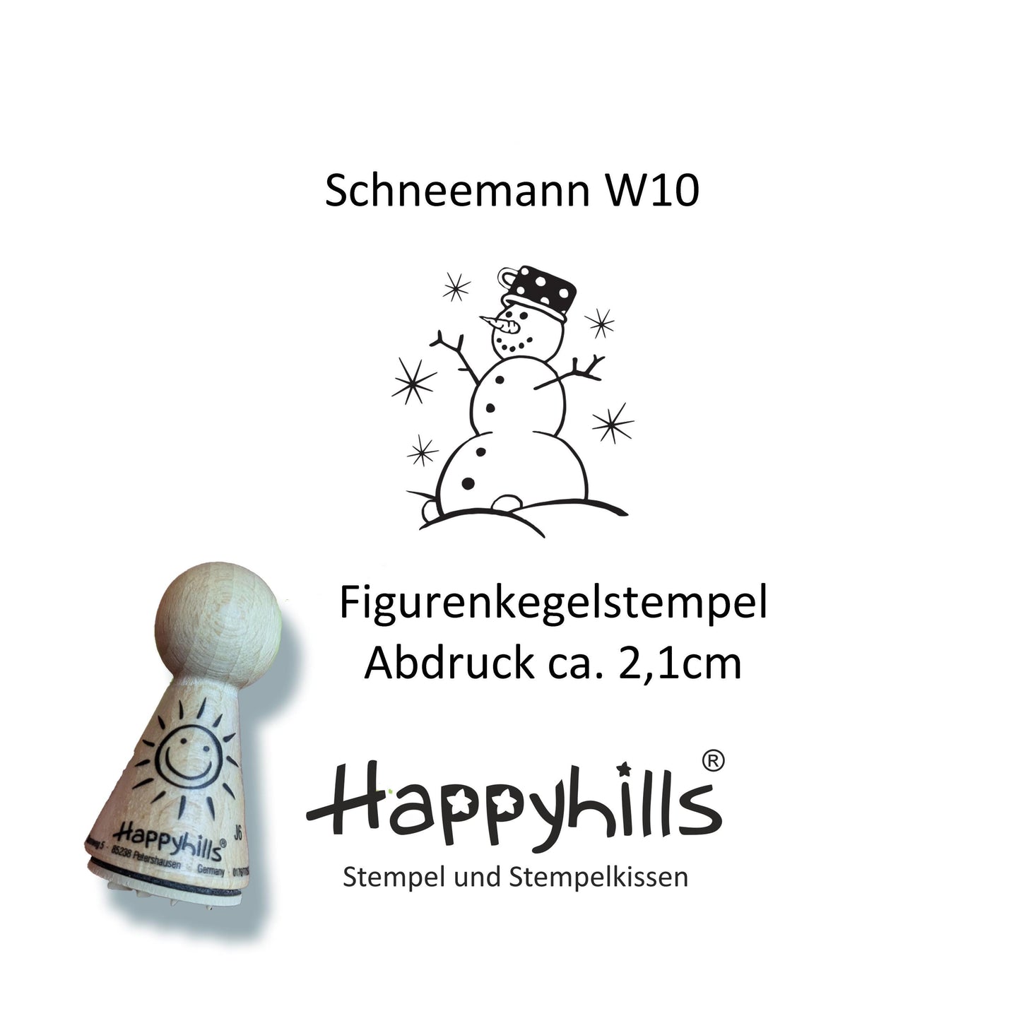 Kegelstempel Engel, Sternchen und Schneemann Auswahl oder Set