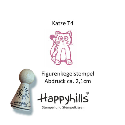 Kegelstempel Katzen und Tatze Auswahl oder Set