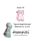 Kegelstempel Katzen und Tatze Auswahl oder Set