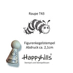 Kegelstempel Raupe, Froschkopf und Libelle Auswahl oder Set