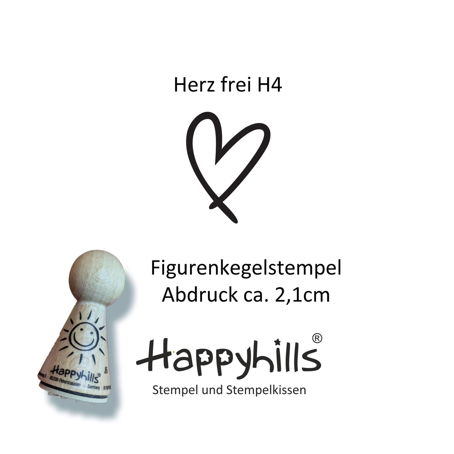 Kegelstempel Herzen Auswahl oder Set