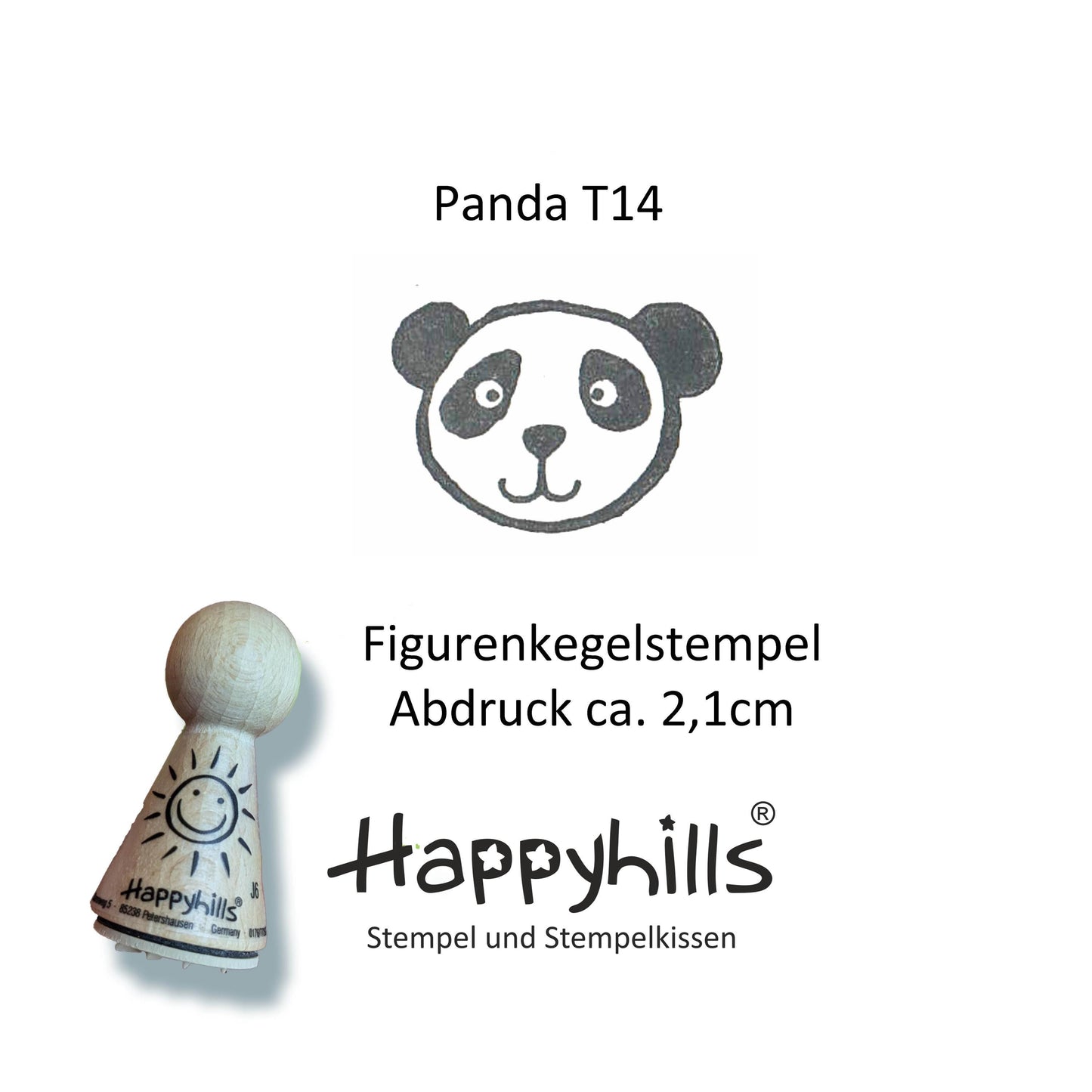 Kegelstempel Koala, Eukalyptus und Panda Auswahl oder Set