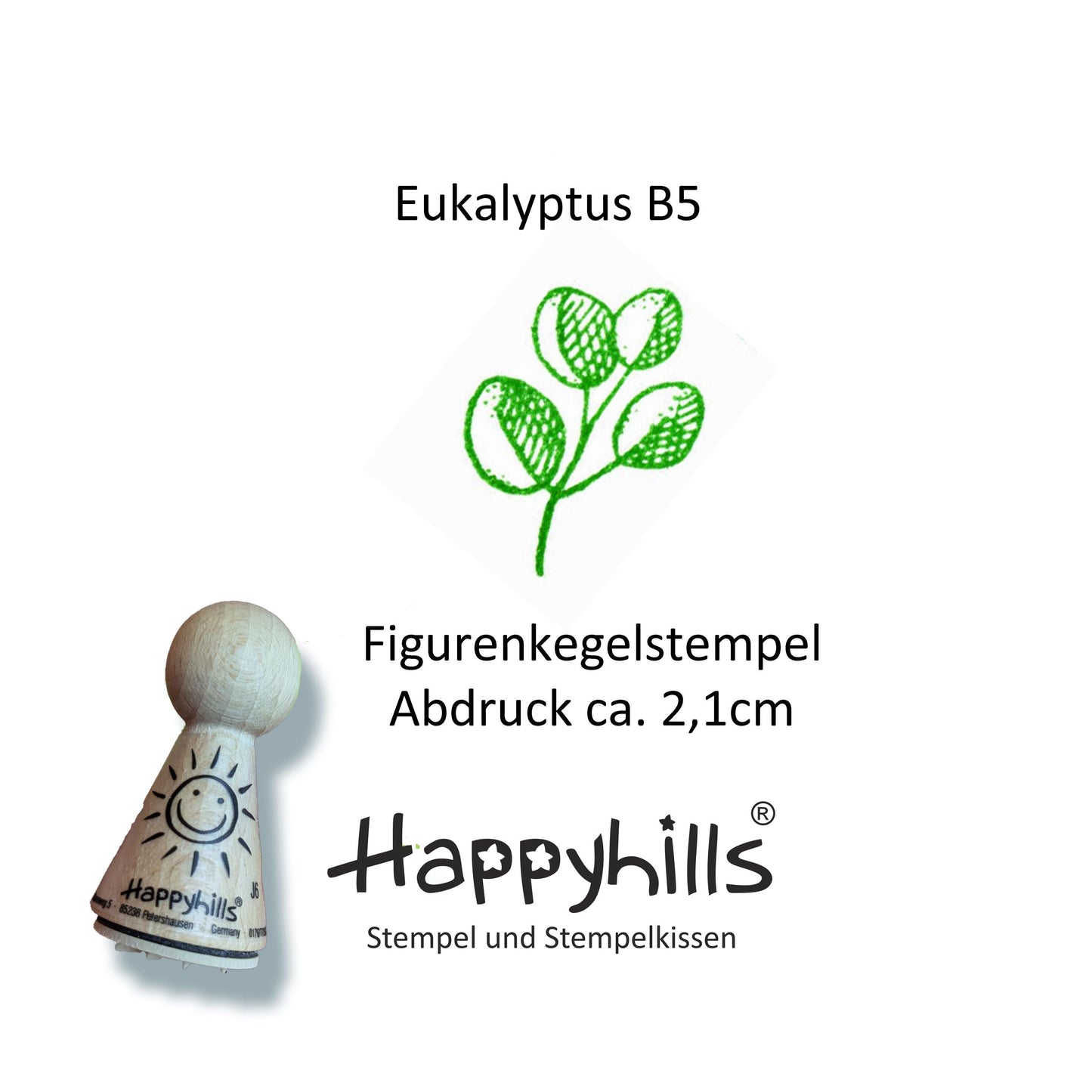 Kegelstempel Koala, Eukalyptus und Panda Auswahl oder Set