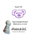 Kegelstempel Koala, Eukalyptus und Panda Auswahl oder Set