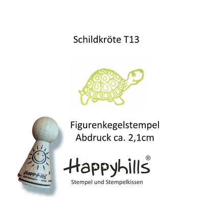 Kegelstempel Taube, Schildkröte und Elefant Auswahl oder Set