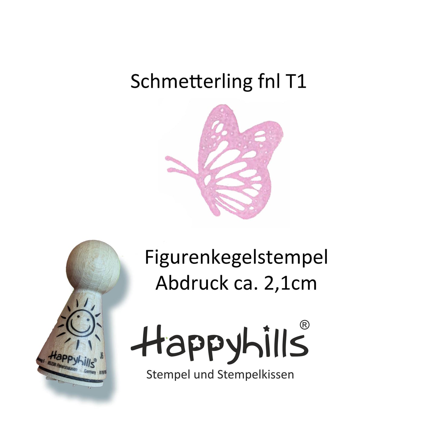Kegelstempel Schmetterlinge Auswahl oder Set