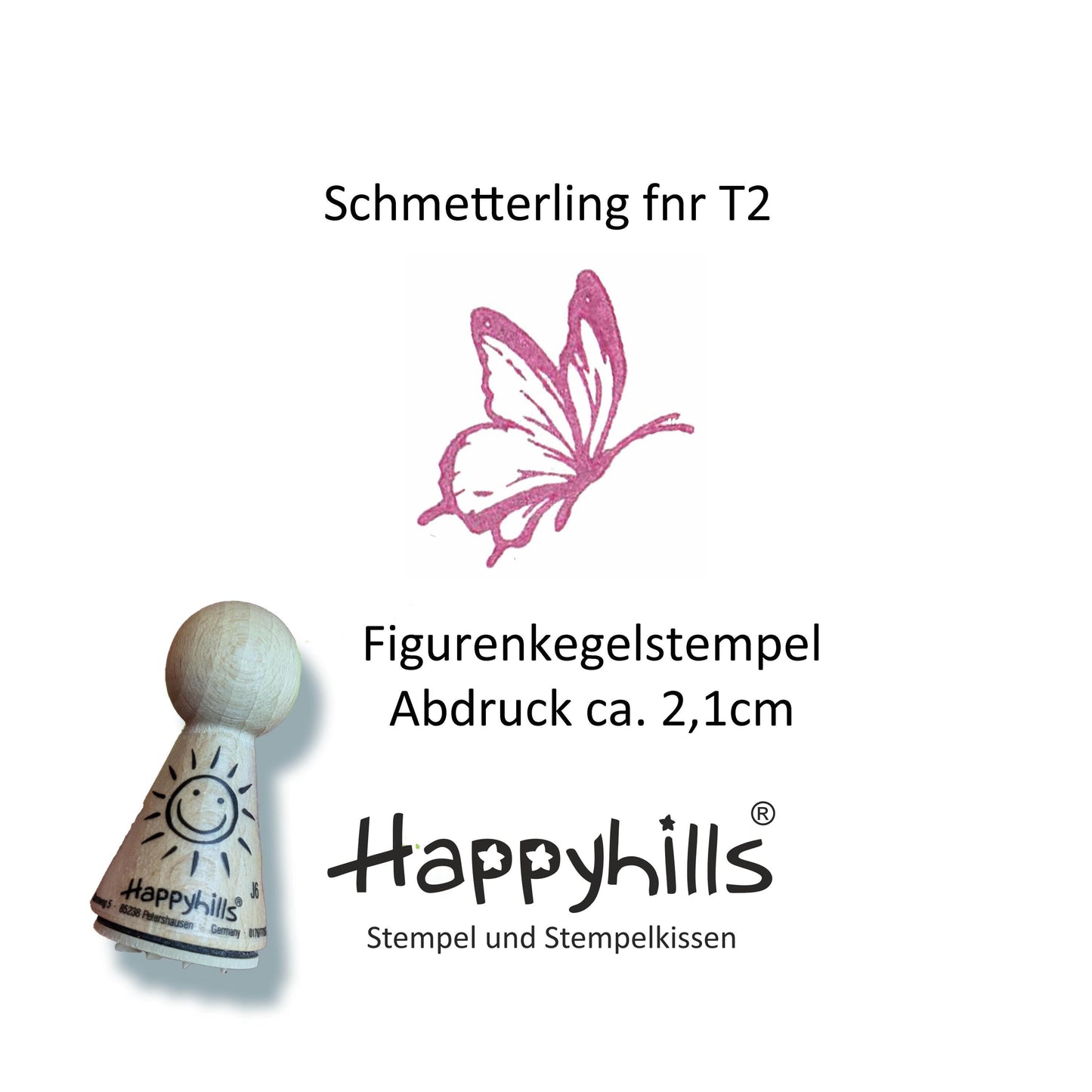 Kegelstempel Schmetterlinge Auswahl oder Set