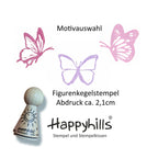 Kegelstempel Schmetterlinge Auswahl oder Set