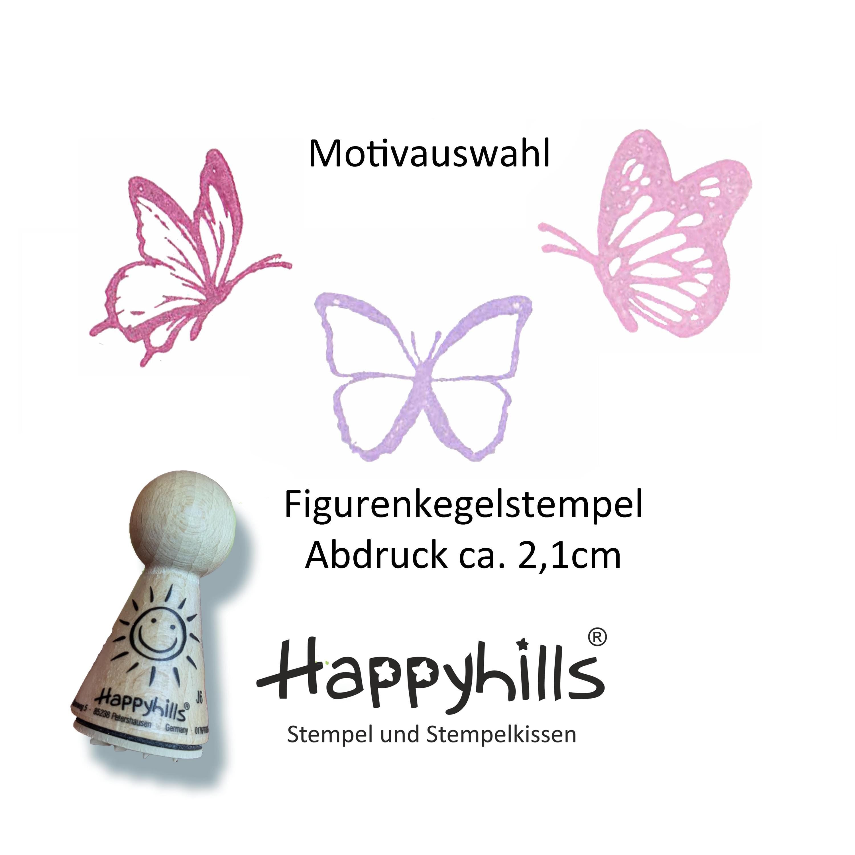 Kegelstempel Schmetterlinge Auswahl oder Set