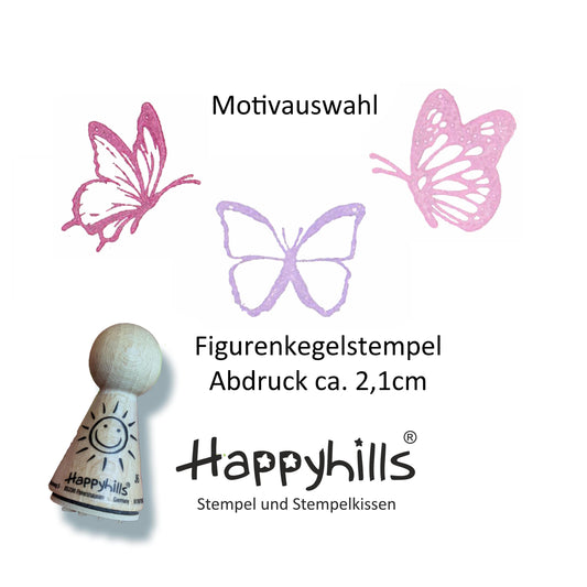 Kegelstempel Schmetterlinge Auswahl oder Set