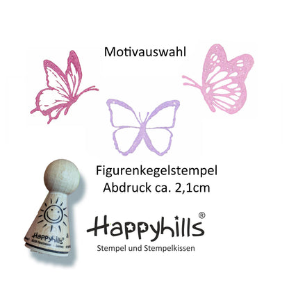 Kegelstempel Schmetterlinge Auswahl oder Set