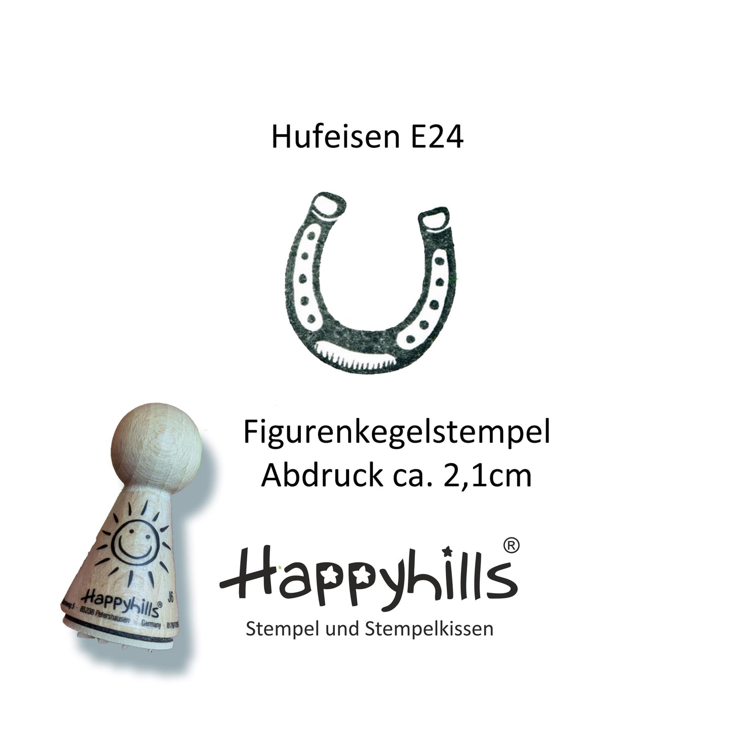 Kegelstempel Pferde und Hufeisen Auswahl oder Set